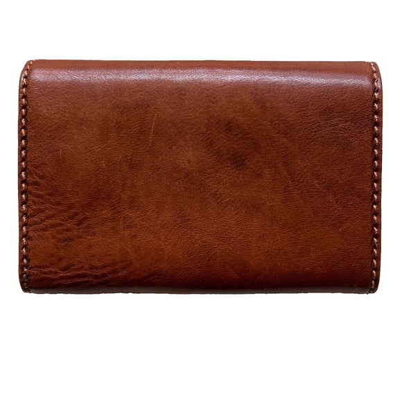 Tonino Lamborghini Wallet Tri-fold Genuine Leather Brown Card Slots Coin Purse - Picture 8 of 8